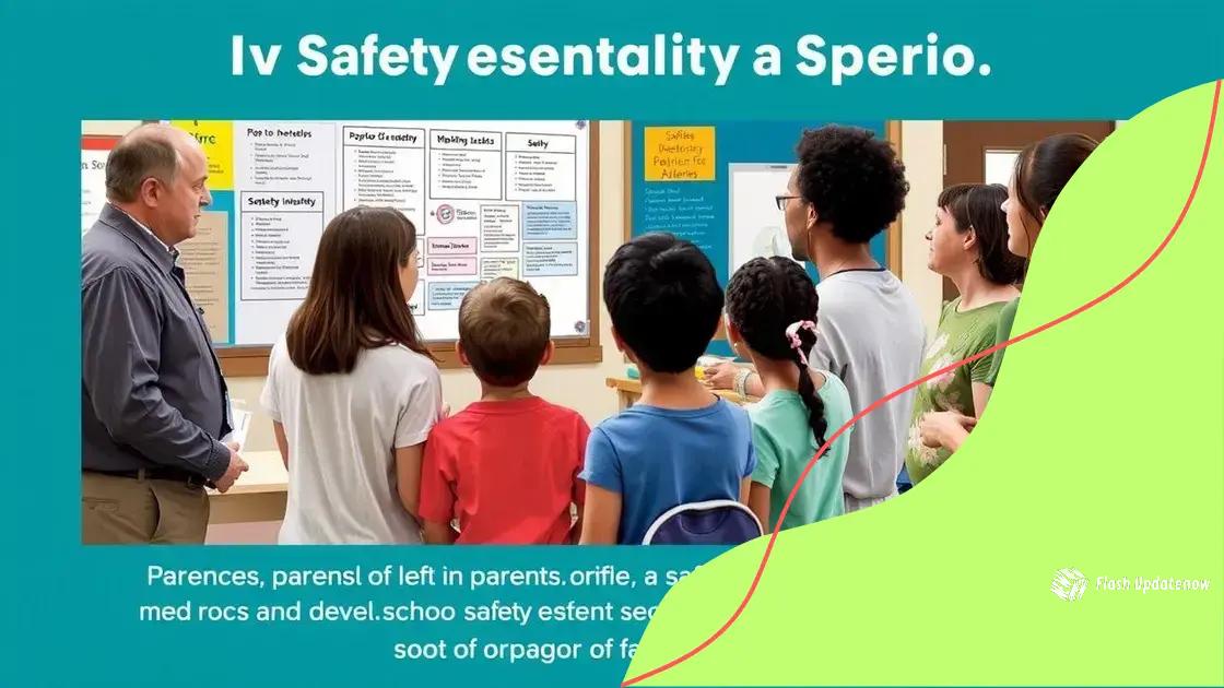 How parents can support safety measures