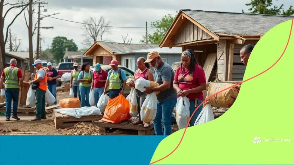 Natural disaster relief efforts: how communities rebuild