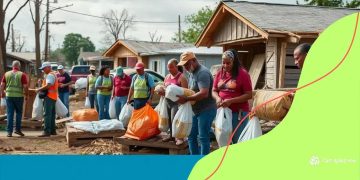 Natural disaster relief efforts: how communities rebuild