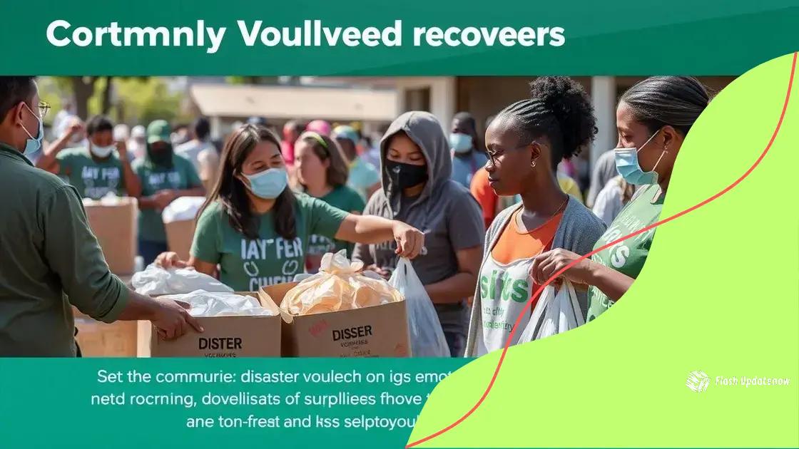 How community volunteers contribute